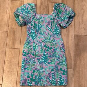 Tropical Print Dress